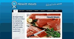 Desktop Screenshot of hewittmeats.co.uk